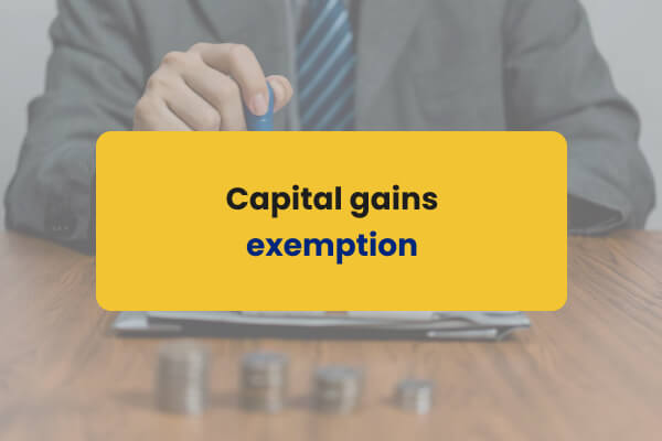 Capital gains excemption