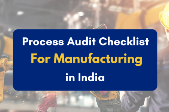 process audit checklist for manufacturing - PKC