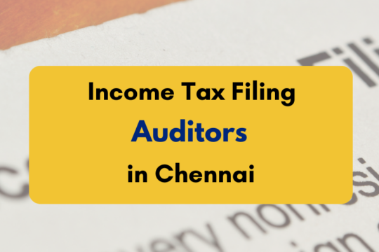 income tax filing auditors in Chennai - PKC