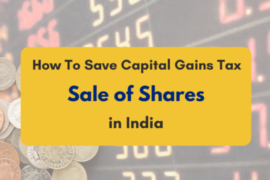 How to save capital gain tax on sale of shares - PKC