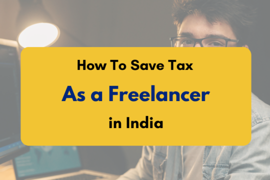 How to save tax As a Freelancer