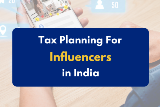 Tax planning for influencers in India - PKC