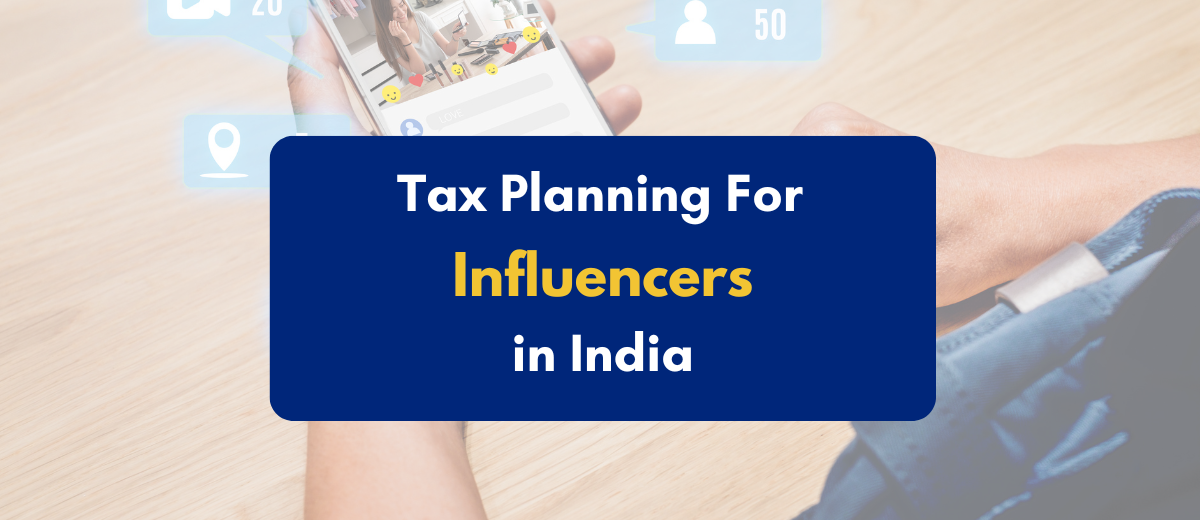 Tax planning for influencers in India - PKC