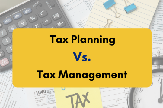 tax planning vs tax management - PKC