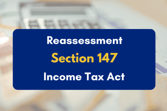 reassessment under section 147 - PKC