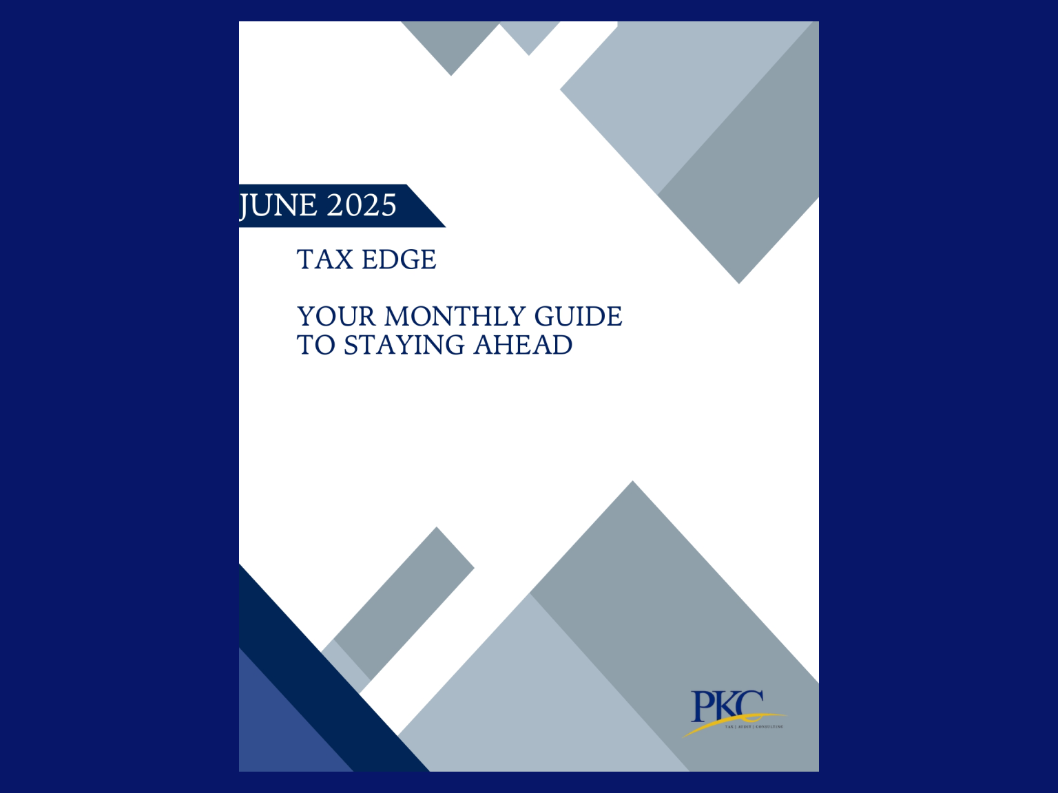 PKC Tax Edge Guide May 2025