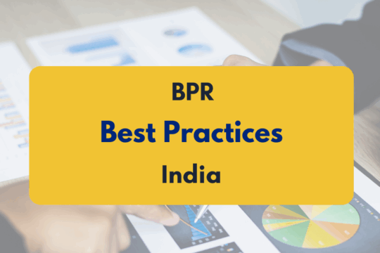 Bpr best practices in India- PKC