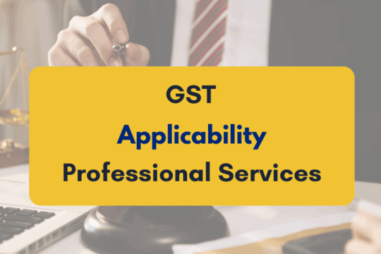 GST for professional services - PKC