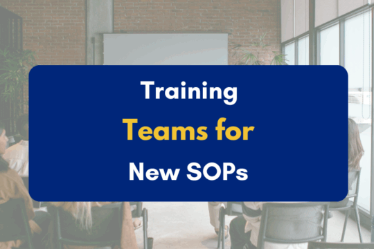 How to Train Teams on New SOPs- PKC