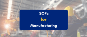 SOP for manufacturing company- PKC
