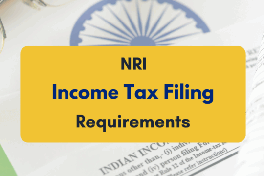income tax filing requirements for NRIs in India- PKC