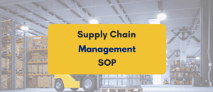 SCM SOP
