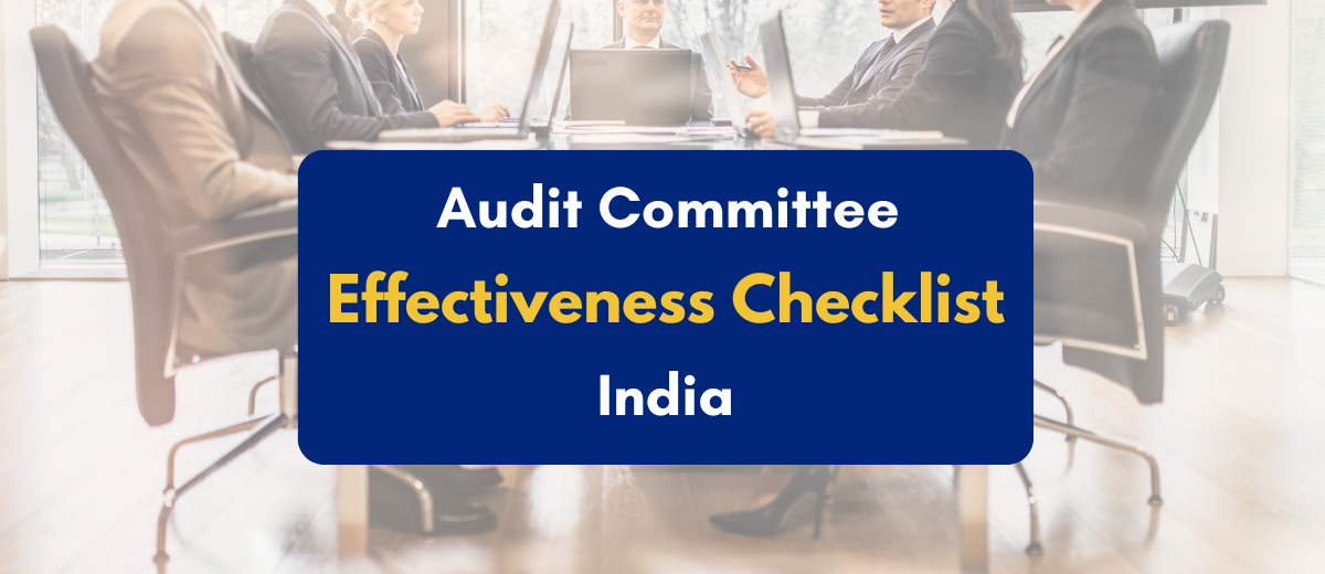 Audit Committee Effectiveness & Oversight Checklist India- PKC